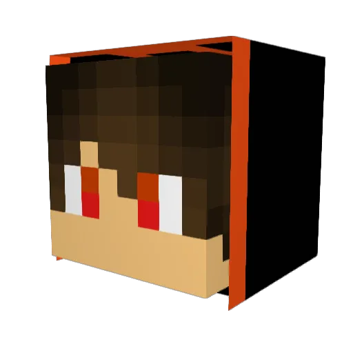Bleakers908 Minecraft avatar head, 3D render