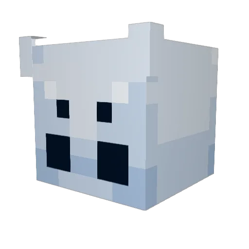 BlearChair14817 Minecraft avatar head, 3D render