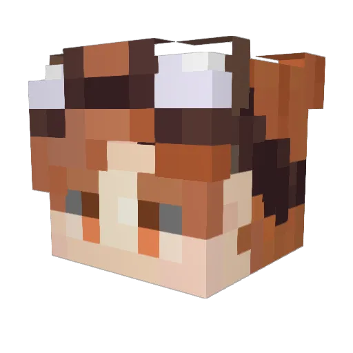 BlearMC Minecraft avatar head, 3D render