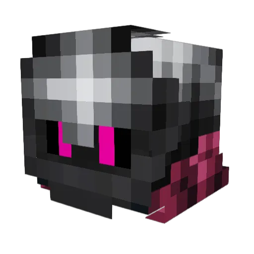 Bleatchounette Minecraft avatar head, 3D render