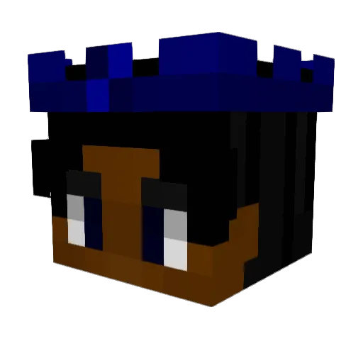 Bleathe Minecraft avatar head, 3D render