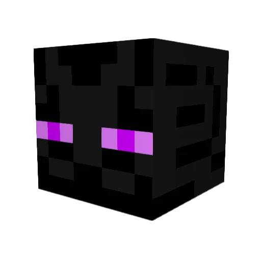 Bleaxz Minecraft avatar head, 3D render
