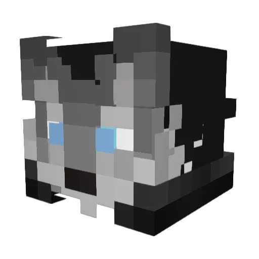 Bleddyn1005 Minecraft avatar head, 3D render