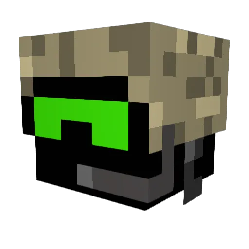 Blee51299 Minecraft avatar head, 3D render