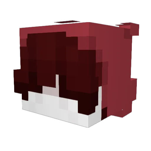 BleedZee Minecraft avatar head, 3D render