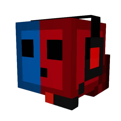 BleedingEdge475 Minecraft avatar head, 3D render
