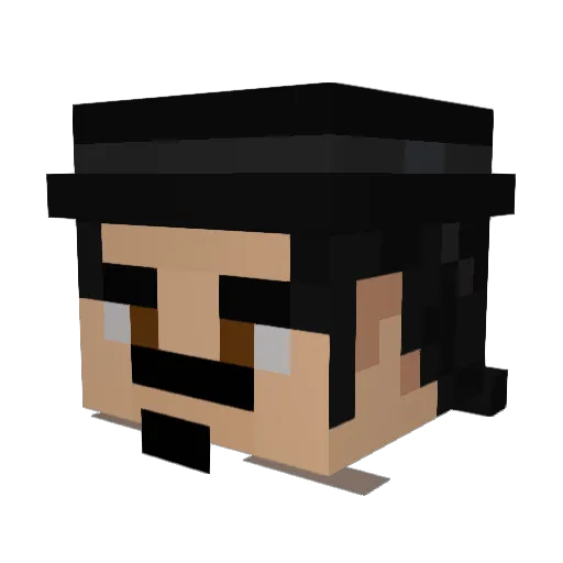 Bleikibolti69 Minecraft avatar head, 3D render