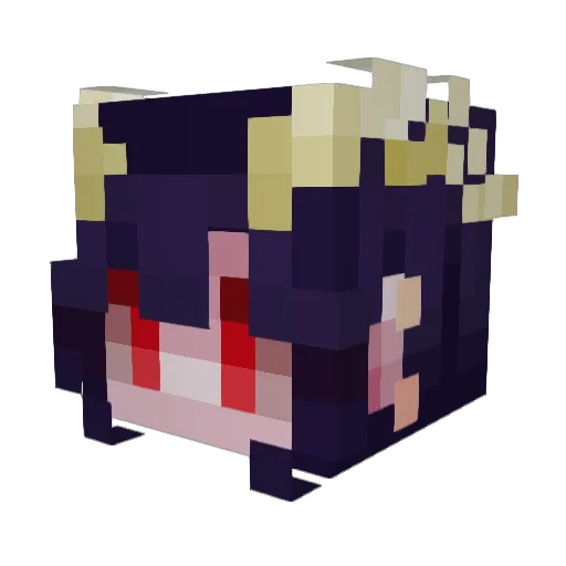 Blemeeps Minecraft avatar head, 3D render