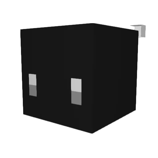 Blemo Minecraft avatar head, 3D render