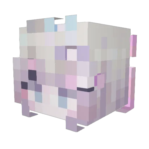 Blend_z Minecraft avatar head, 3D render