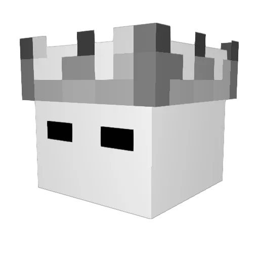 BlesSed_z Minecraft avatar head, 3D render