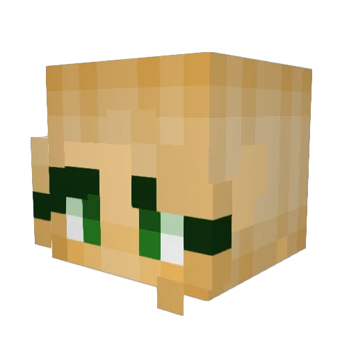 Bless123soleil Minecraft avatar head, 3D render
