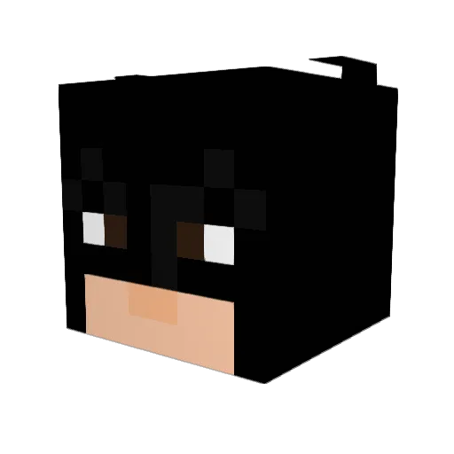 BlessedKZN Minecraft avatar head, 3D render