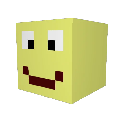 Blest_Shrimp_9 Minecraft avatar head, 3D render
