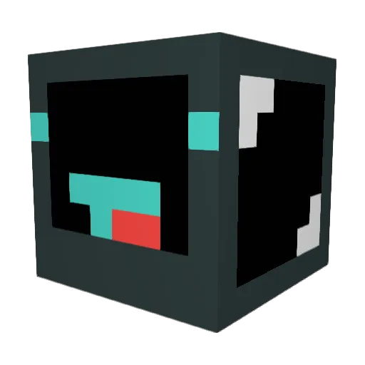 Bleur6 Minecraft avatar head, 3D render
