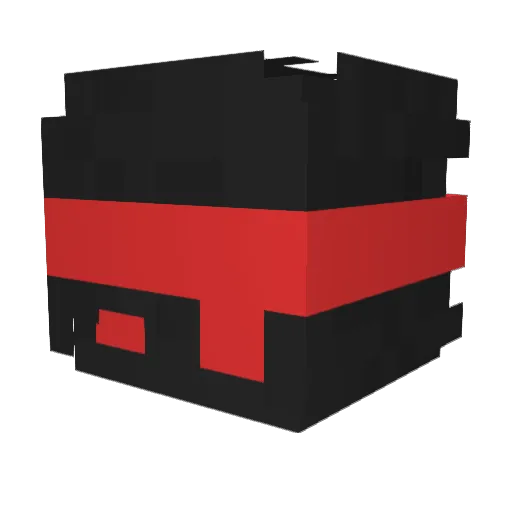 Blexel Minecraft avatar head, 3D render