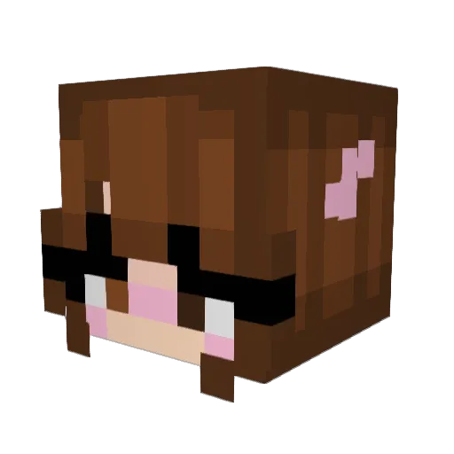 BlhuzOne Minecraft avatar head, 3D render
