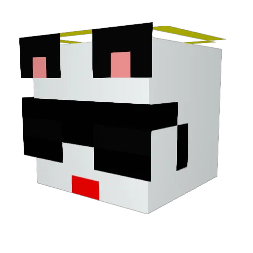 BliZzard7320 Minecraft avatar head, 3D render
