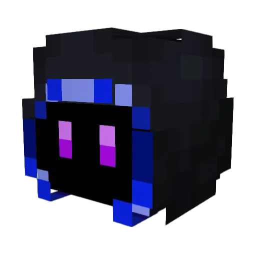 BlibletheBlable Minecraft avatar head, 3D render