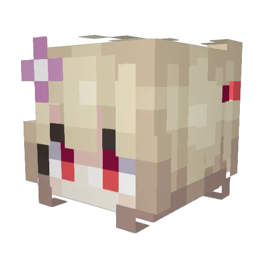 BlickCliok Minecraft avatar head, 3D render