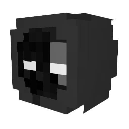 Blicky1324 Minecraft avatar head, 3D render