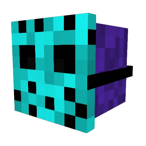BlightPrism Minecraft avatar head, 3D render