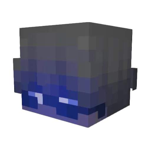 Blightxion Minecraft avatar head, 3D render