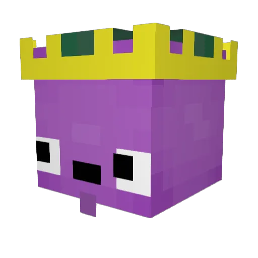 Bliminator Minecraft avatar head, 3D render