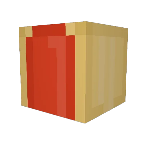 Blind15_ Minecraft avatar head, 3D render