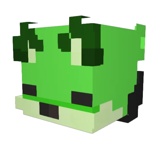 BlindSighted4 Minecraft avatar head, 3D render