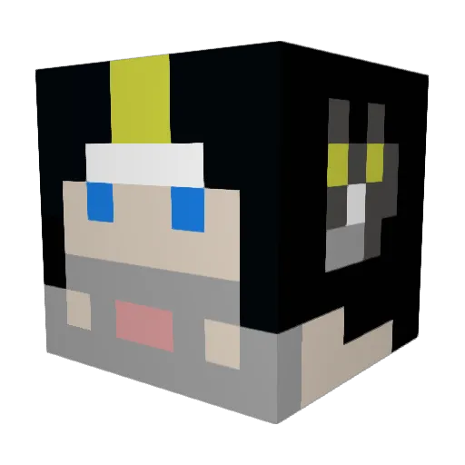 BlindYeti99 Minecraft avatar head, 3D render