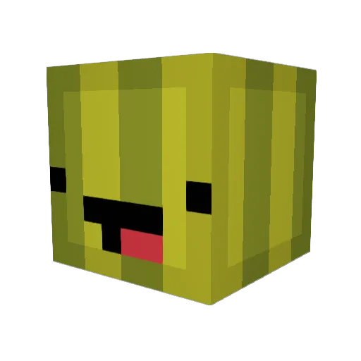 BlindZXX Minecraft avatar head, 3D render