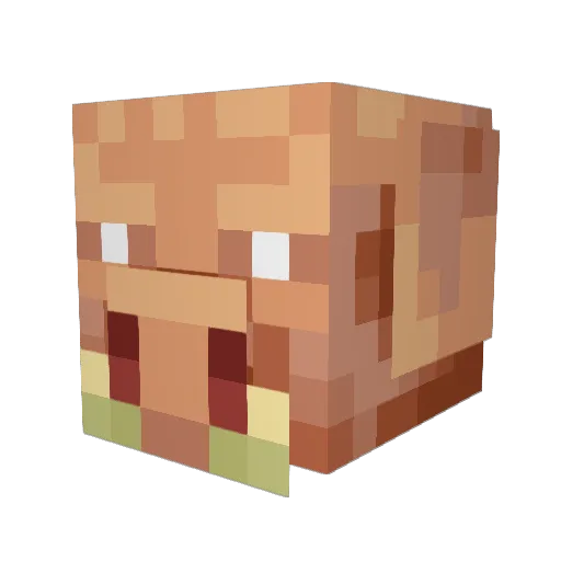 Blinded_Sight Minecraft avatar head, 3D render