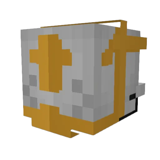 Blink170 Minecraft avatar head, 3D render