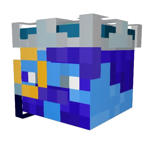 BlinkingJarl482 Minecraft avatar head, 3D render
