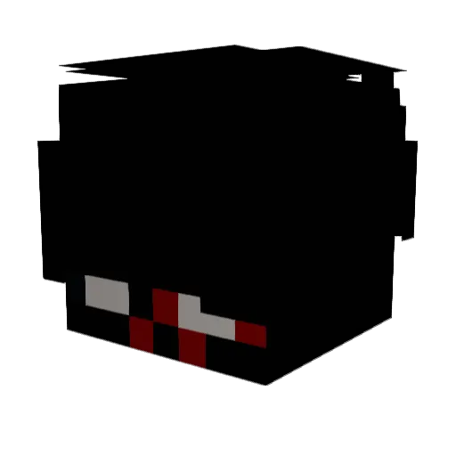 Blissterz Minecraft avatar head, 3D render