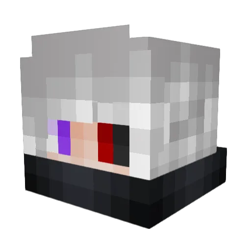 Blistic Minecraft avatar head, 3D render