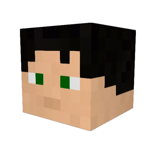 BlitherData3387 Minecraft avatar head, 3D render