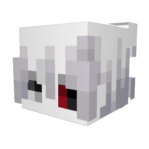 Blitsol Minecraft avatar head, 3D render
