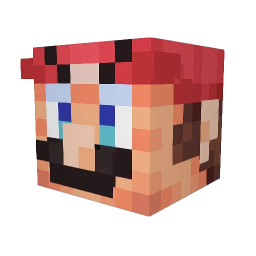 Blittzor2002 Minecraft avatar head, 3D render