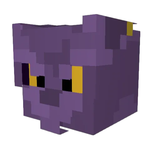 BlitzEraser Minecraft avatar head, 3D render