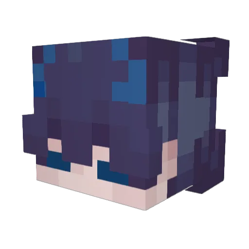 BlitzFlamez_ Minecraft avatar head, 3D render