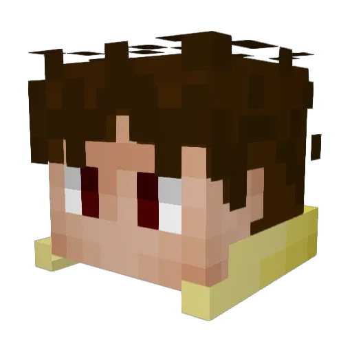 BlitzKrieglV Minecraft avatar head, 3D render