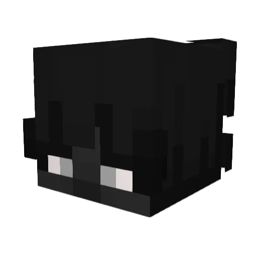 BlitzR1 Minecraft avatar head, 3D render