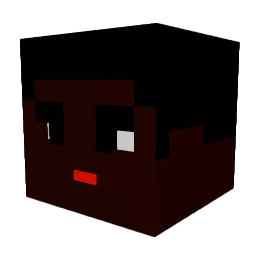 BlitzSlave_9 Minecraft avatar head, 3D render