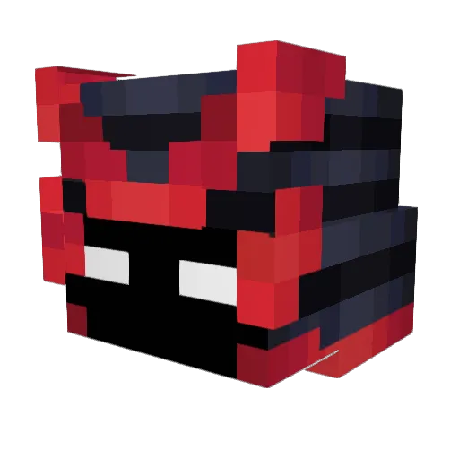 BlitzTango Minecraft avatar head, 3D render