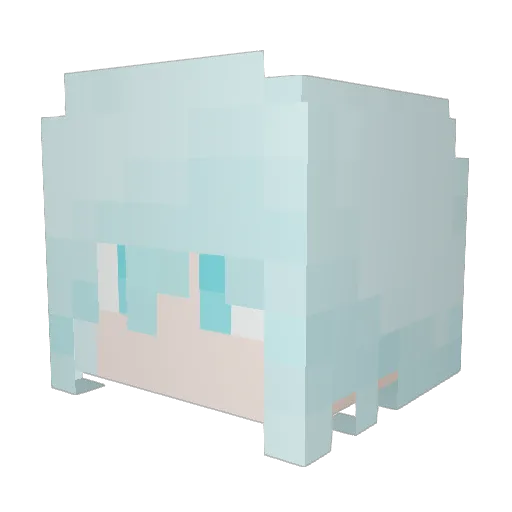 Blitz_Momo Minecraft avatar head, 3D render