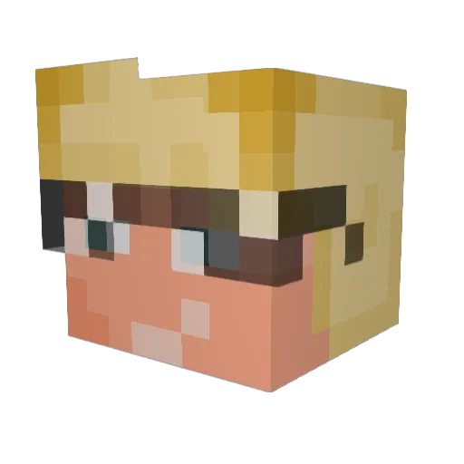 Blitz_k_o Minecraft avatar head, 3D render