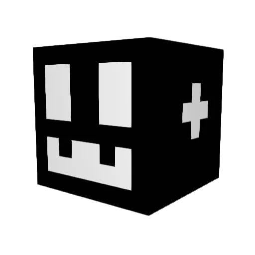Blitzarm Minecraft avatar head, 3D render