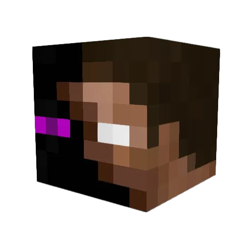 BlitzedAGC Minecraft avatar head, 3D render